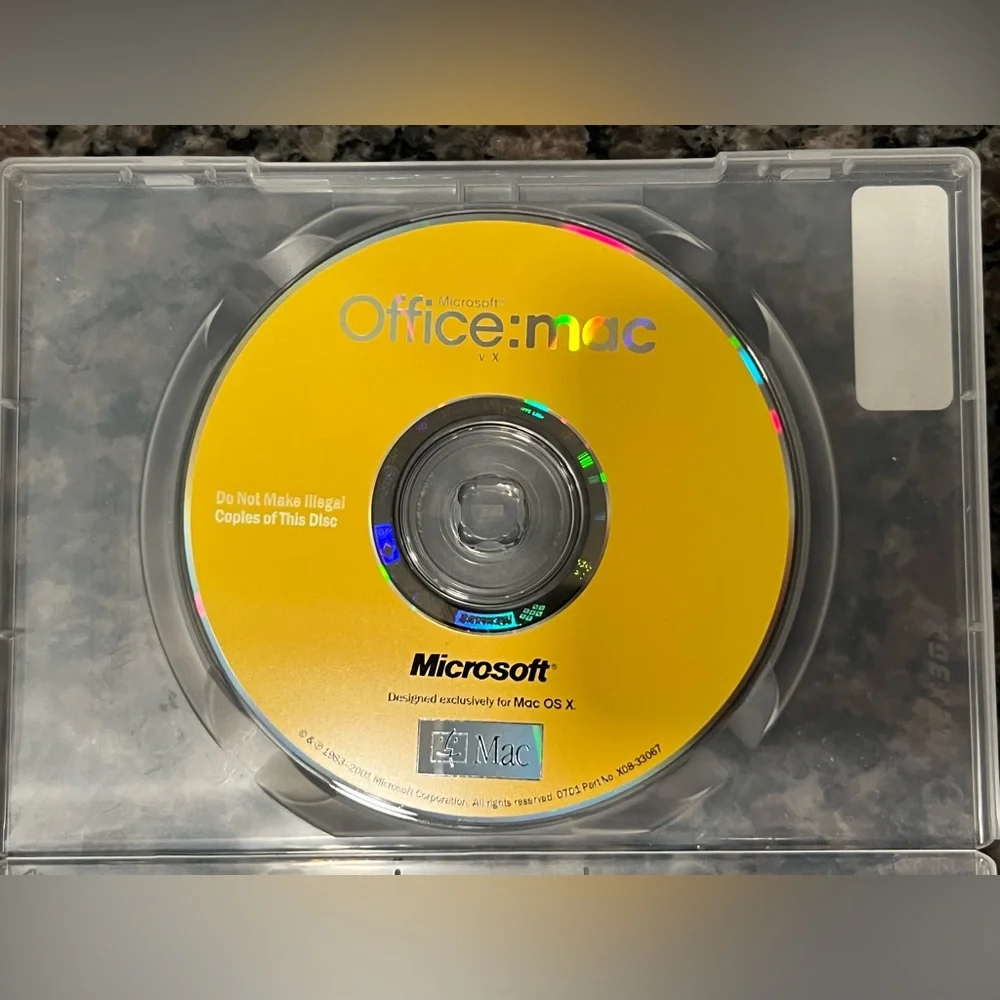 Microsoft office mac disc OS X